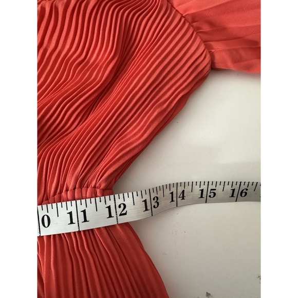 New Milly Dress Women's Size 6 Short-Sleeve Pleated Mini Elastic Waist $395 - Picture 8 of 11